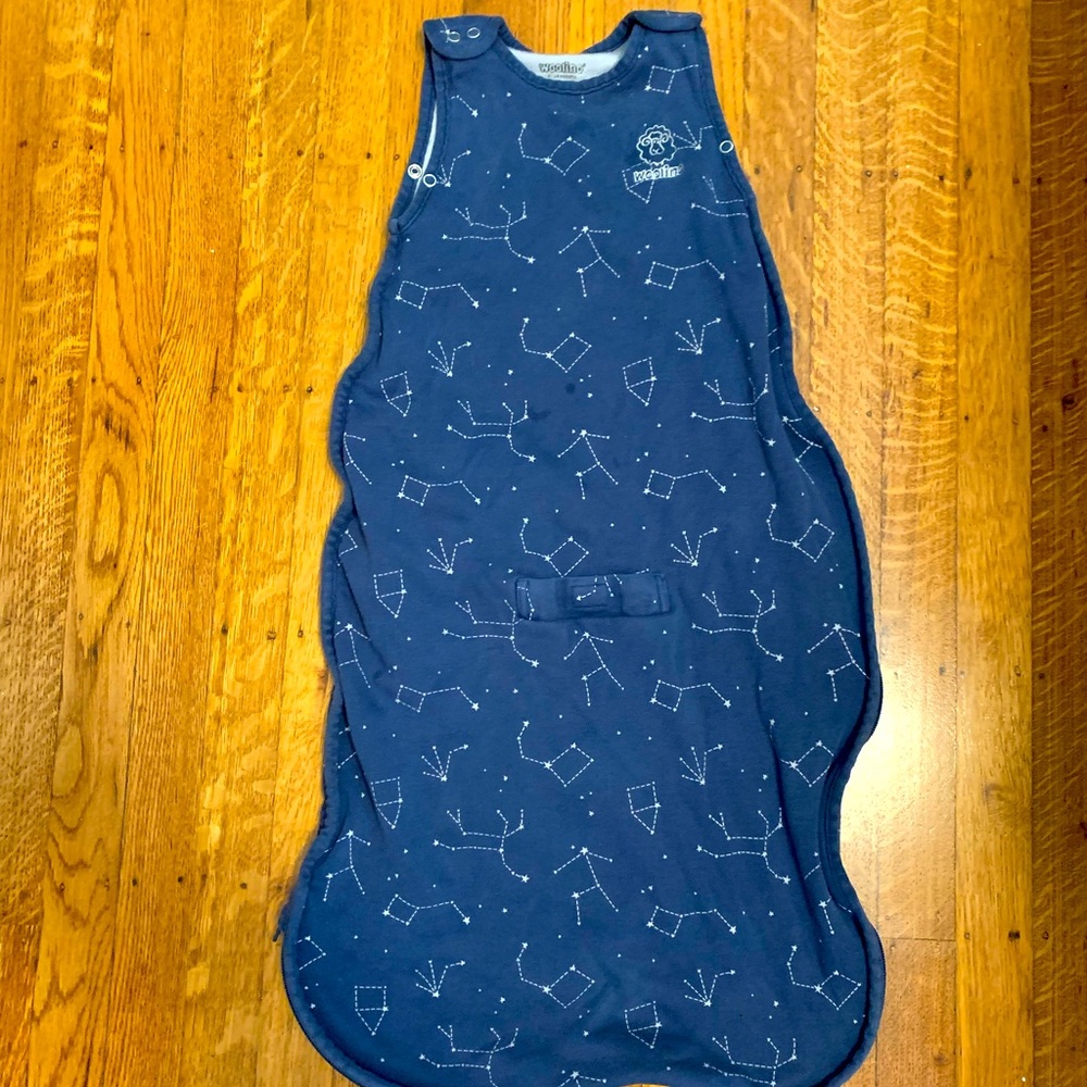 Woolino 4 season Ultimate Baby Sleep Bag 2 Months - 2 Years in Night Sky